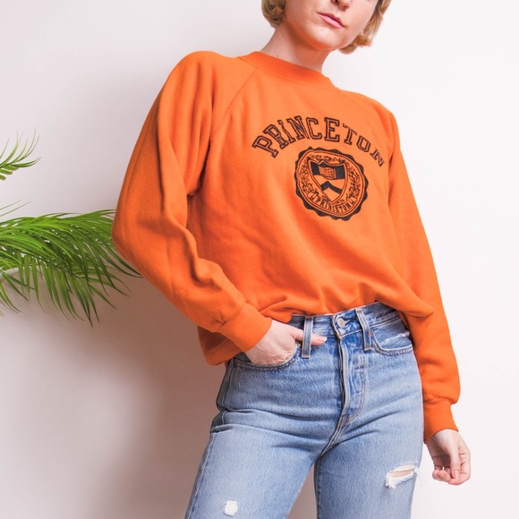 ❌SOLD❌Vintage orange Princeton University crewneck - Picture 3 of 7
